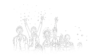 Animated crowd